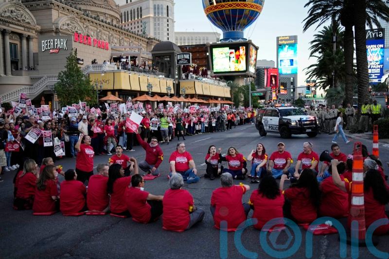 Las Vegas hotel workers threaten strike which could impact Formula One weekend