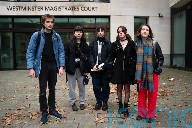 Just Stop Oil protesters deny aggravated trespass at Les Miserables show