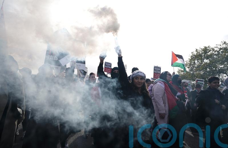Two arrested at London King’s Cross station after pro-Palestinian protest banned