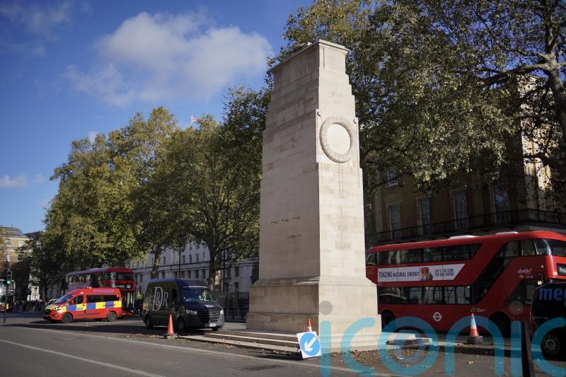Pro-Palestinian groups defy police calls to call off Armistice Day march