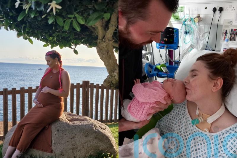 British mum gives birth in coma after ‘brain on fire’ disease made her suddenly start speaking with an American accent