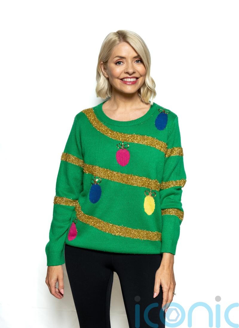 Holly Willoughby among celebs donning second-hand wear for Christmas Jumper Day