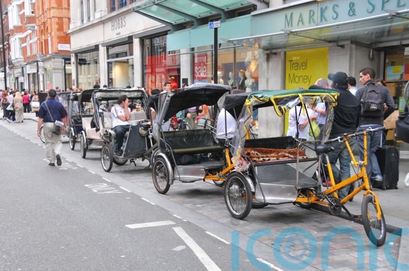Crackdown on rogue pedicabs in London