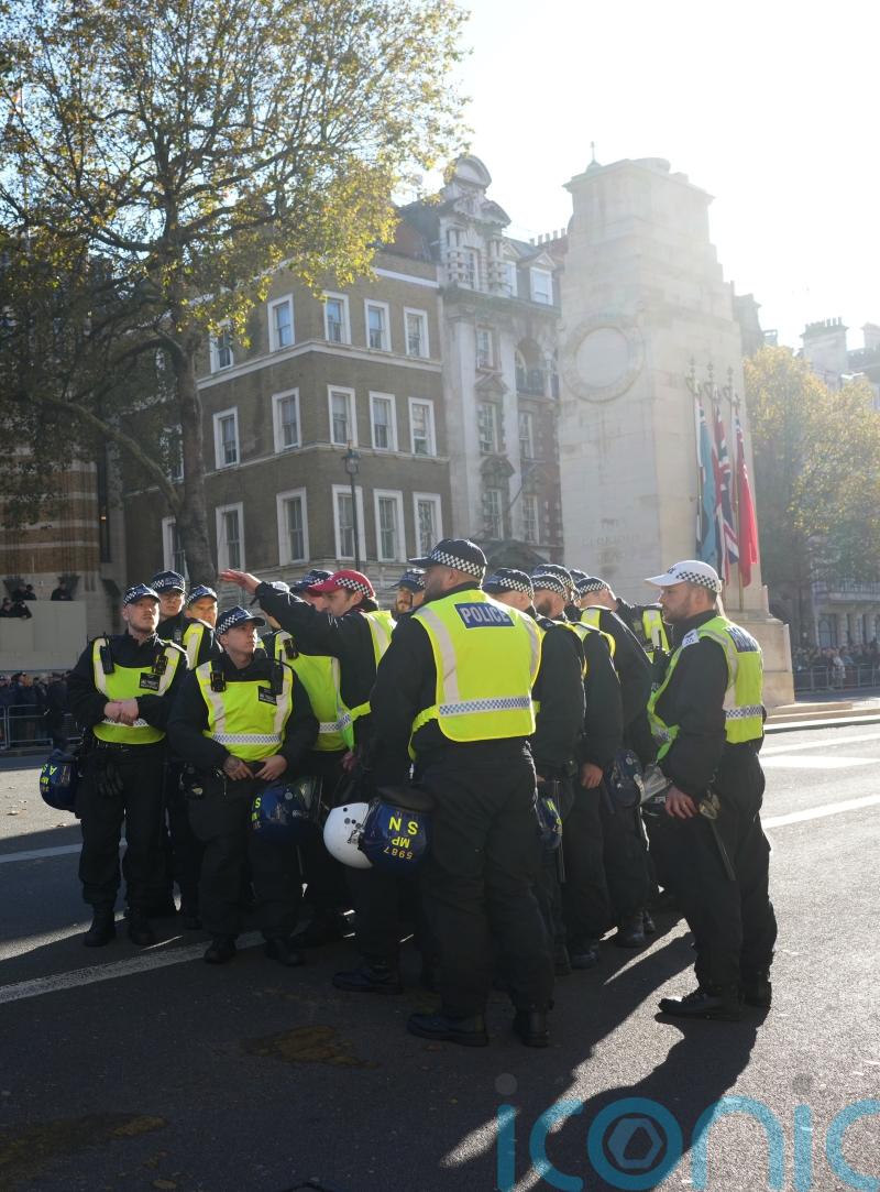 Three arrested after ‘racially aggravated’ confrontation with protesters