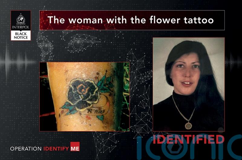 ‘Woman with the flower tattoo’ finally identified 31 years after her murder