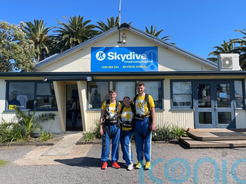 Brothers go sky high in Australia to aid charity which supported their mother