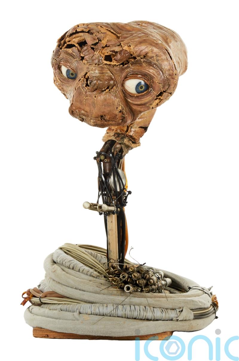 E.T. mechanical head among rare film memorabilia to go under the hammer