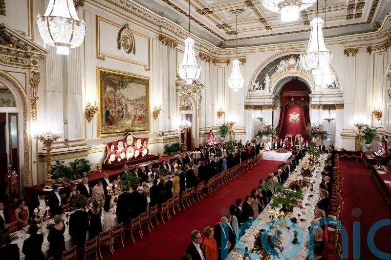 Charles rebrands state banquet tableware with his kingly cypher