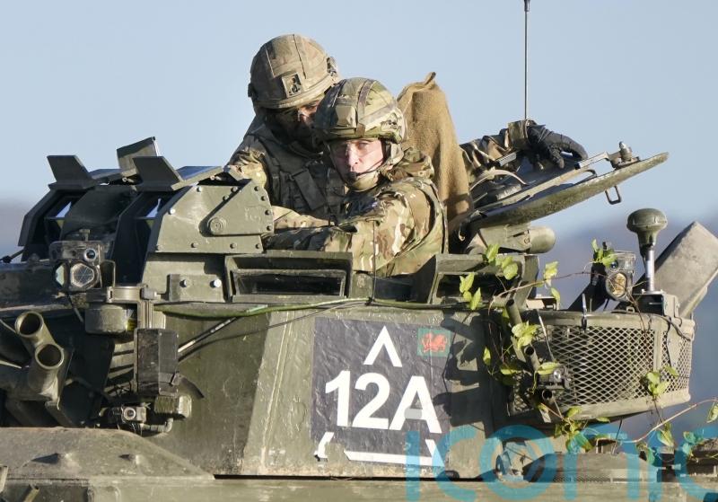 William takes up role as regiment’s chief by participating in mock assault