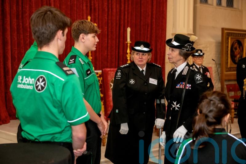 Boy, 16, who saved neighbour’s life with CPR is honoured by Princess Royal