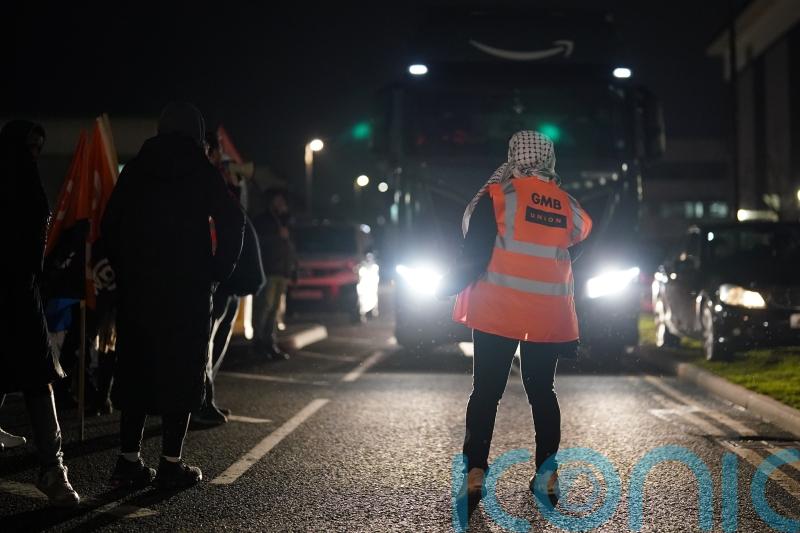 Amazon workers stage Black Friday walkout