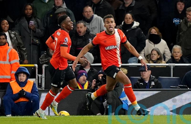 Luton leave it late as Jacob Brown goal sinks Crystal Palace