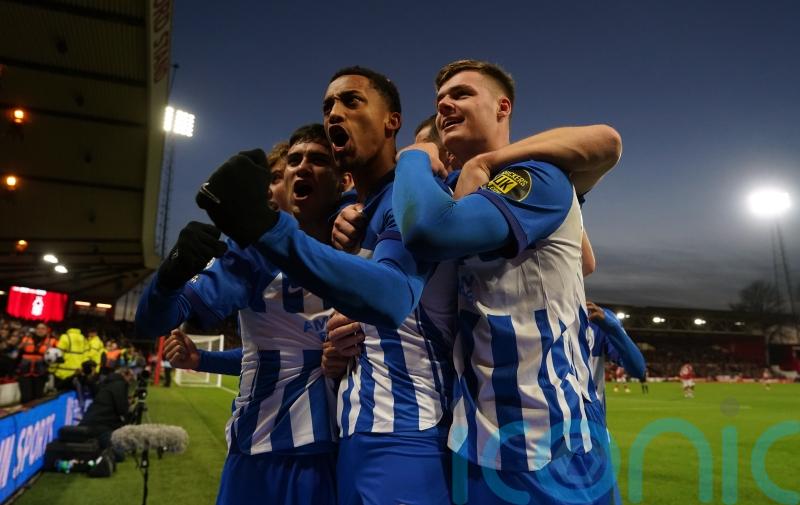 Brighton return to winning ways by edging Forest in thriller