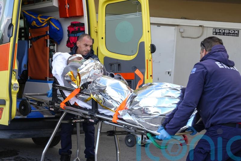 Search for missing crewmen after cargo ship sinks in heavy seas off Lesbos