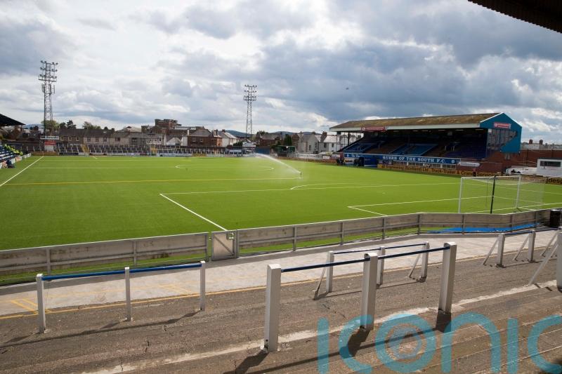 Police name man who died in car collision outside football stadium