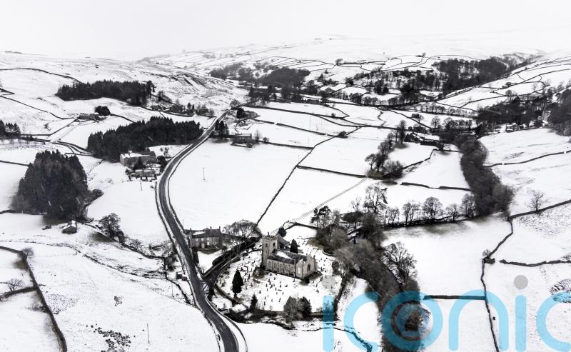 Yellow warning for snow and ice across parts of the country