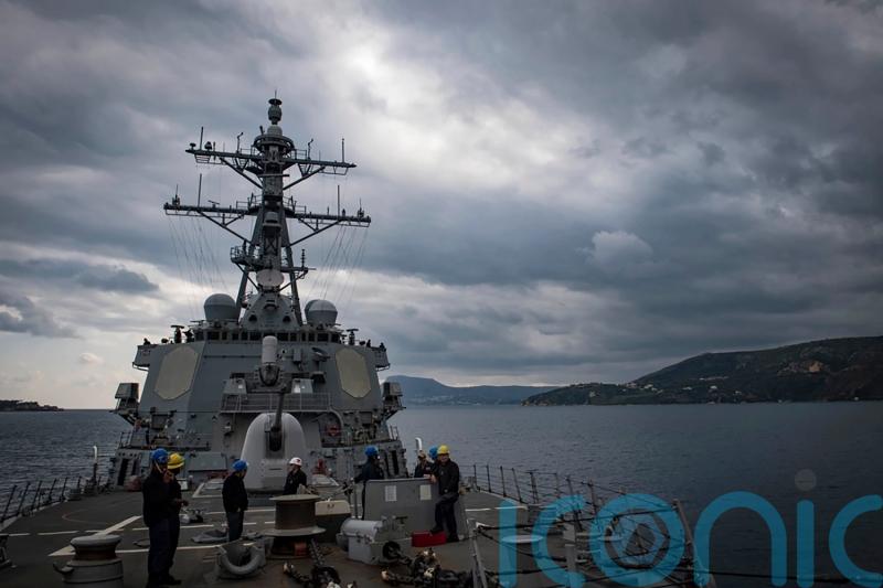Pentagon says US warship among ships attacked in Red Sea