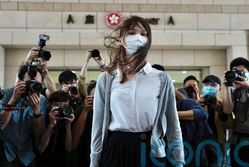 Hong Kong pro-democracy activist Agnes Chow jumps bail