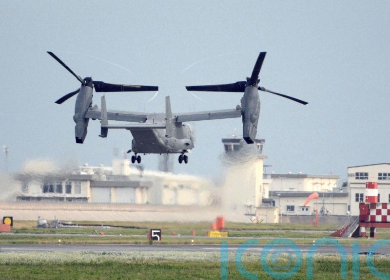Divers find wreckage and remains from Osprey aircraft that crashed off Japan