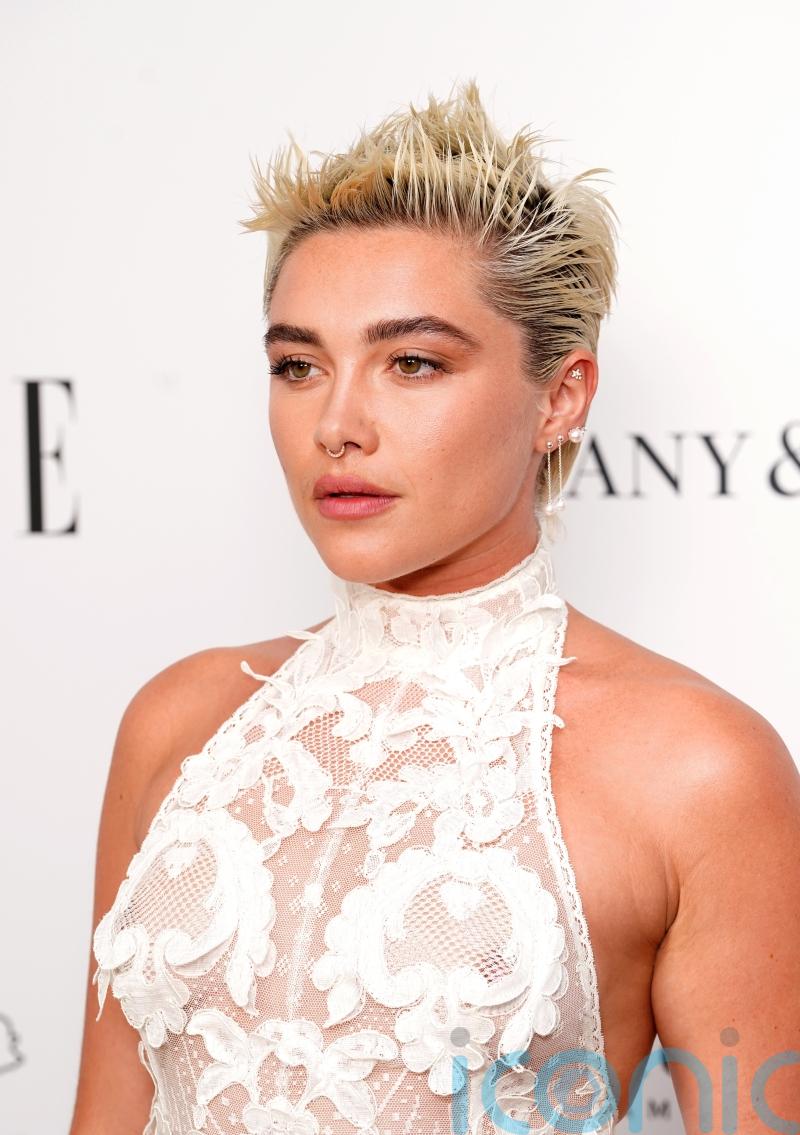 Florence Pugh hit in face by object during Comic Con event