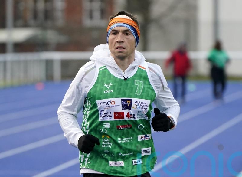 Kevin Sinfield praised as ‘inspiration’ on day five of ultra-marathon challenge