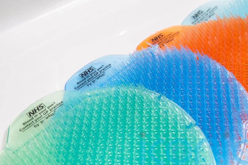 NHS warnings on urinal mats will urge men to get checked for cancer