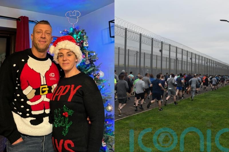 Welsh prison worker couple prepare for Christmas Day park run with 100 inmates including thieves and murderers