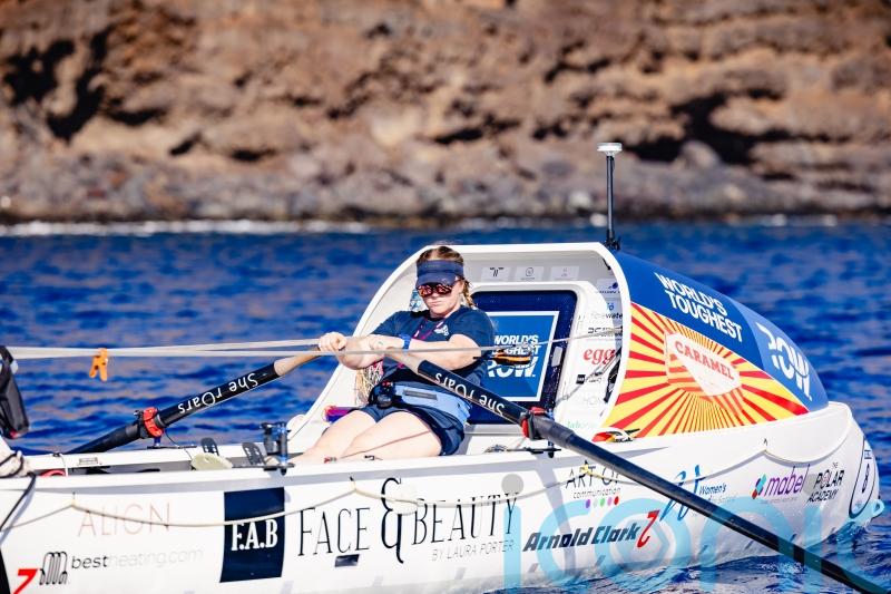 Amateur rower hopes to inspire sons by conquering solo Atlantic crossing