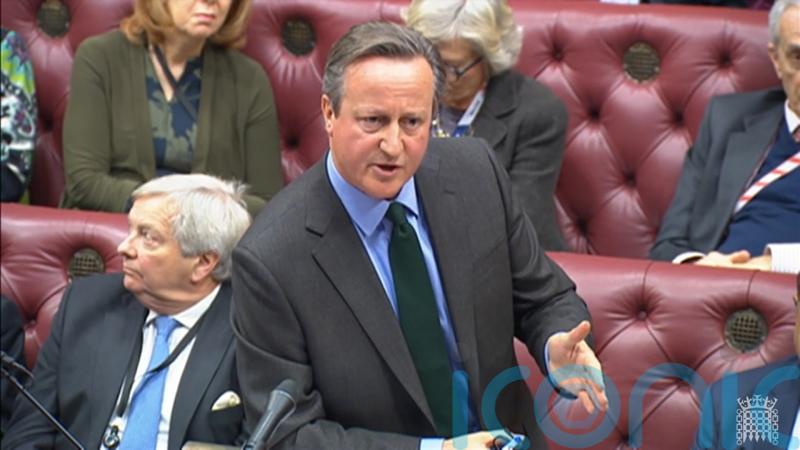 Lord Cameron &lsquo;unaccountable&rsquo; to MPs amid Middle East conflict, Labour claims