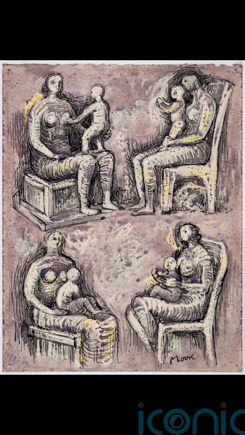 Henry Moore watercolour sells at auction for £25,000 after charity shop purchase