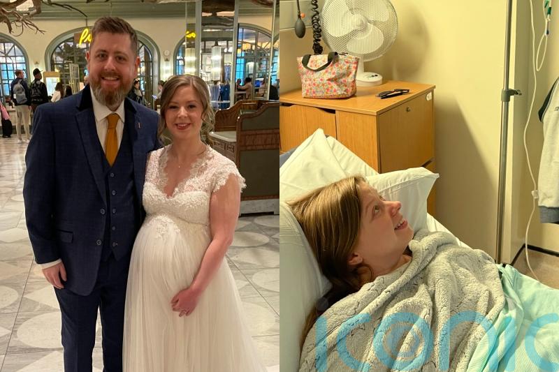 Christmas cancelled for newlywed couple who were both diagnosed with cancer the same year they had their first child