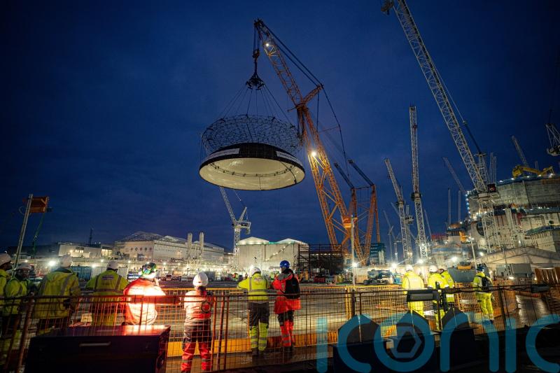 Hinkley Point C building work reaches reactor lift milestone