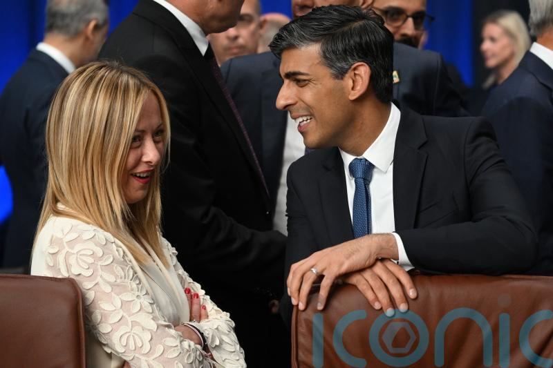 Sunak in Rome for illegal migration talks