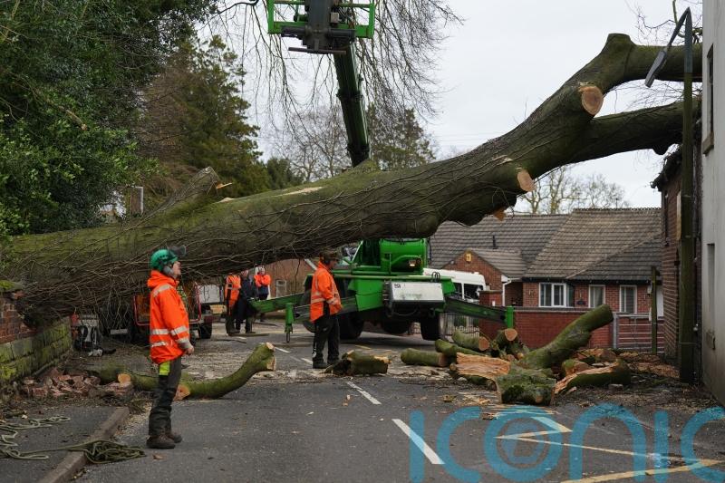 Winds top 80mph as Storm Pia hits UK