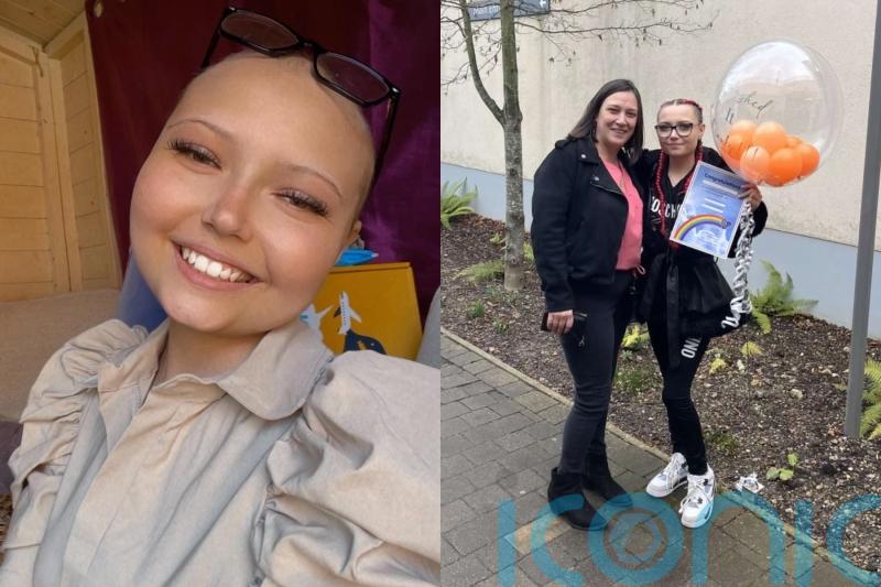 Girl diagnosed with leukaemia at 15 says being told she is cancer-free is ‘the best Christmas present she could ask for’