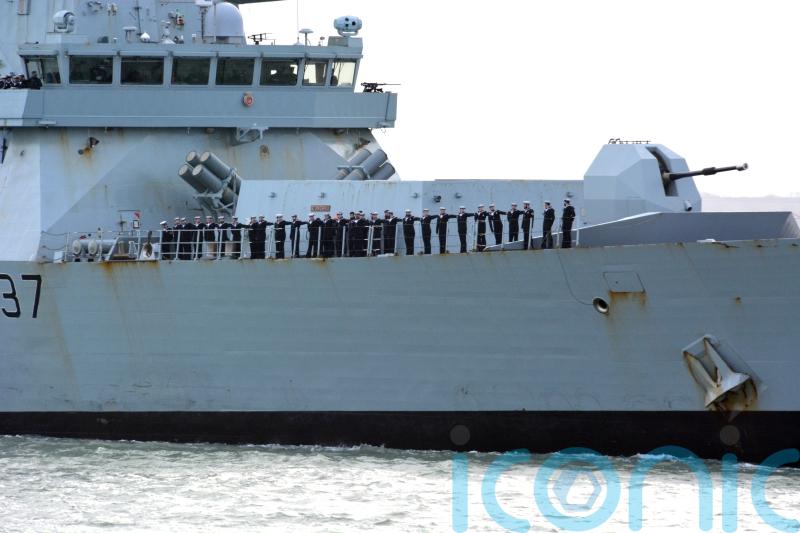 Final Royal Navy warship returns home in time for Christmas