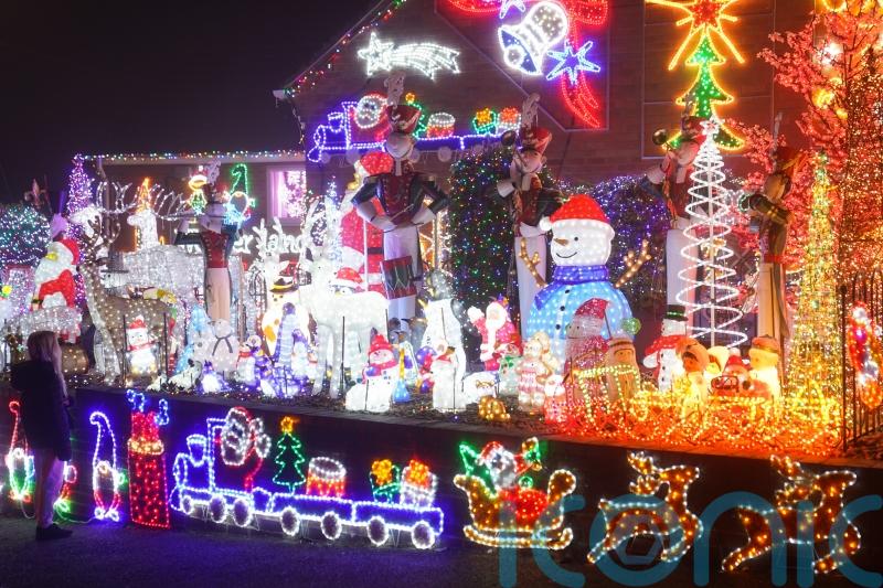 In Pictures: Dazzling displays help to spread the Christmas spirit