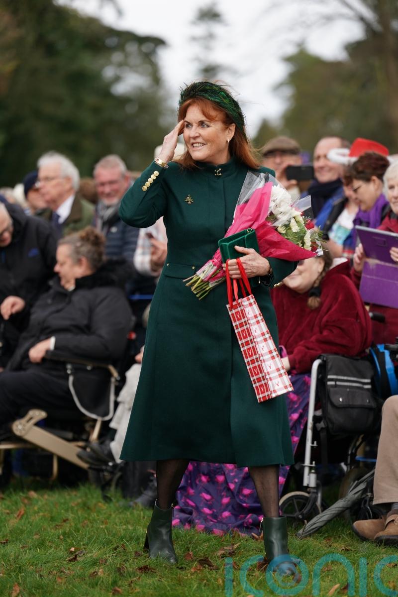 Duchess of York joins royal Christmas service at Sandringham