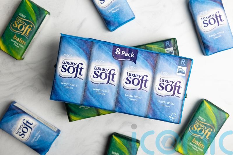 Tesco launches paper-wrapped pocket tissues to save 35 tonnes of plastic