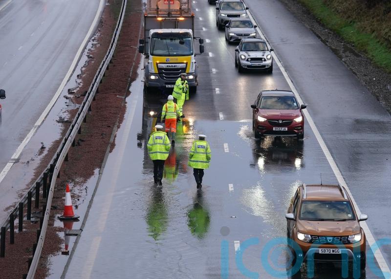 Major road reopens after drivers stranded in snowstorm for several hours