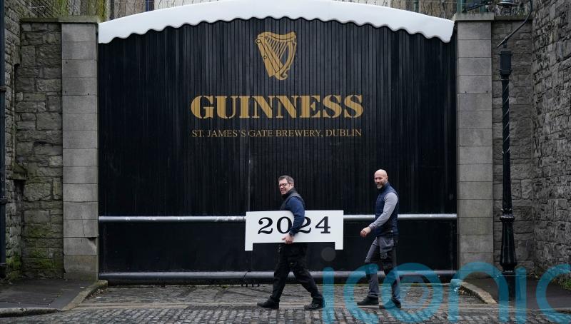 It’s a privilege, say local duo who put new year on Dublin’s St James’s Gate