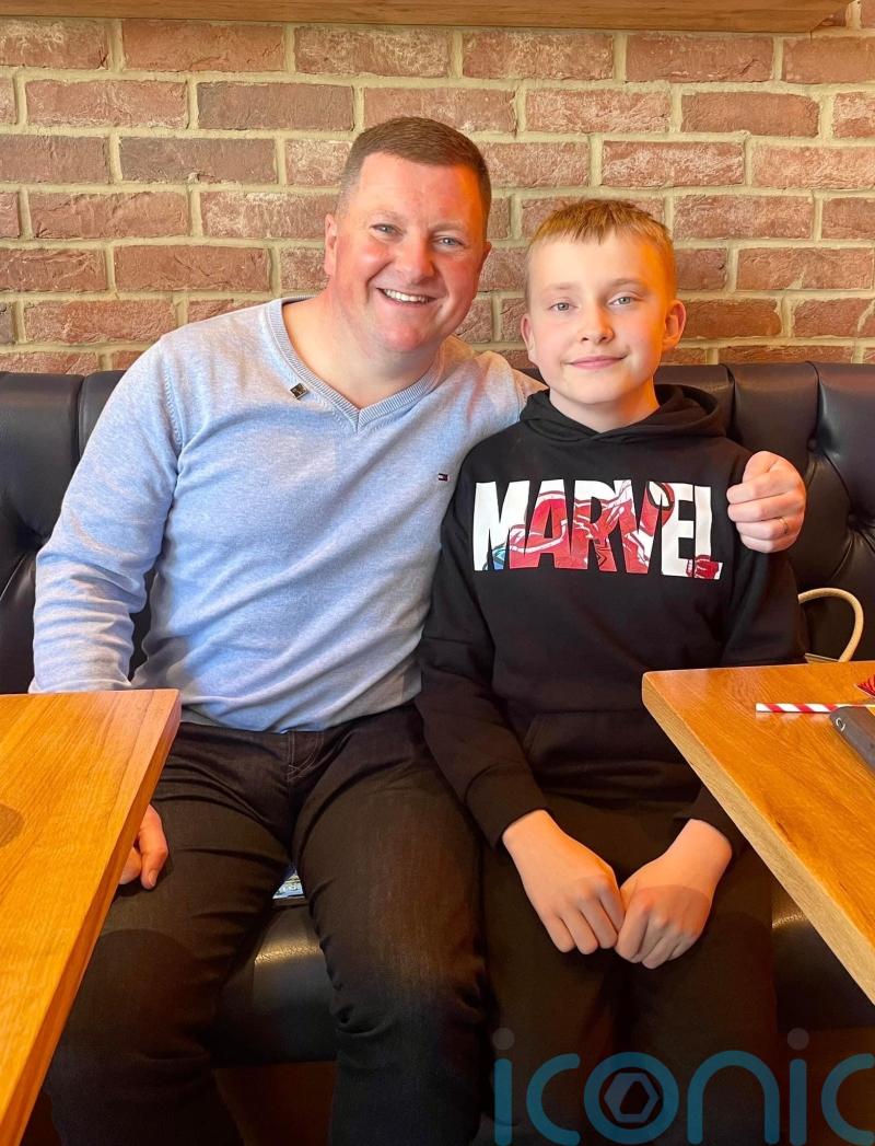 Boy with rare blood disorder meets bone marrow donor who saved his life