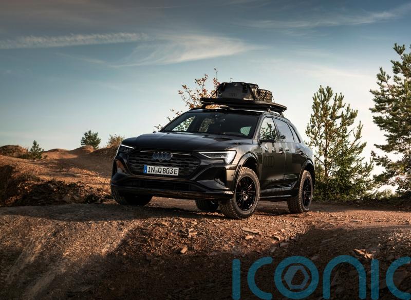 The Audi Q8 e-tron Dakar Edition is an off-road electric SUV