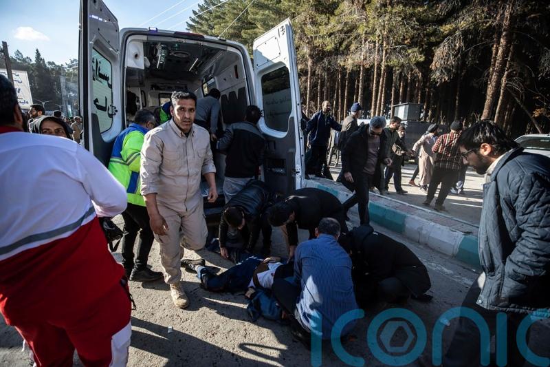 At least 95 killed in twin blasts at ceremony honouring Iranian general