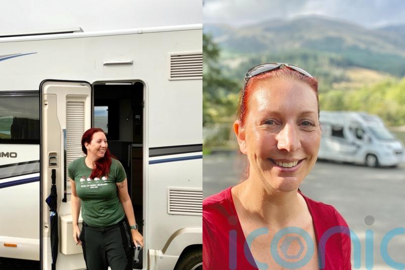 I know how snails feel: Blogger living in van loves having ‘home on her back’ after separating from husband and quitting job