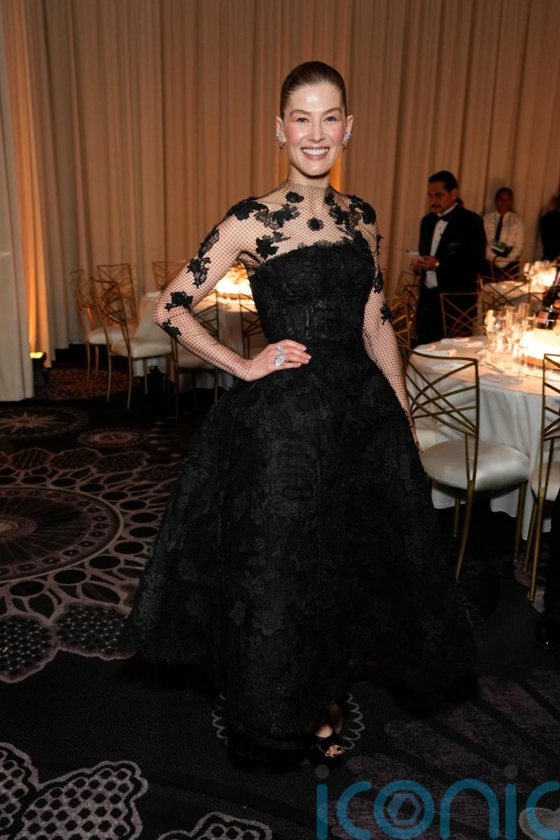 Rosamund Pike ‘smashed up’ face in skiing accident days before Golden Globes