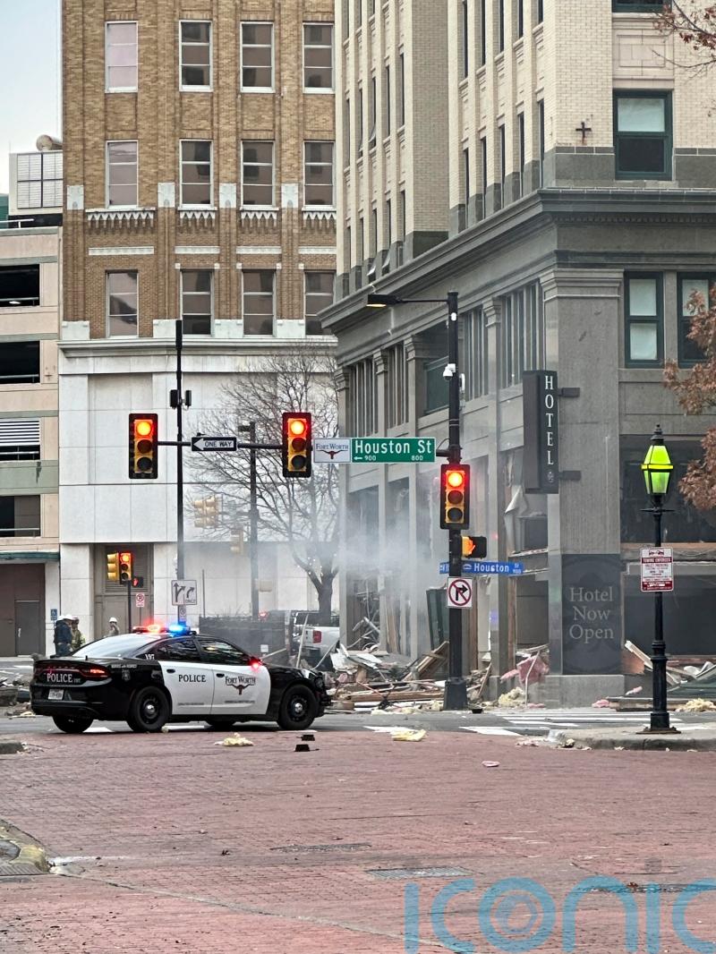 Texas hotel explosion injures 11 and scatters debris across central Fort Worth