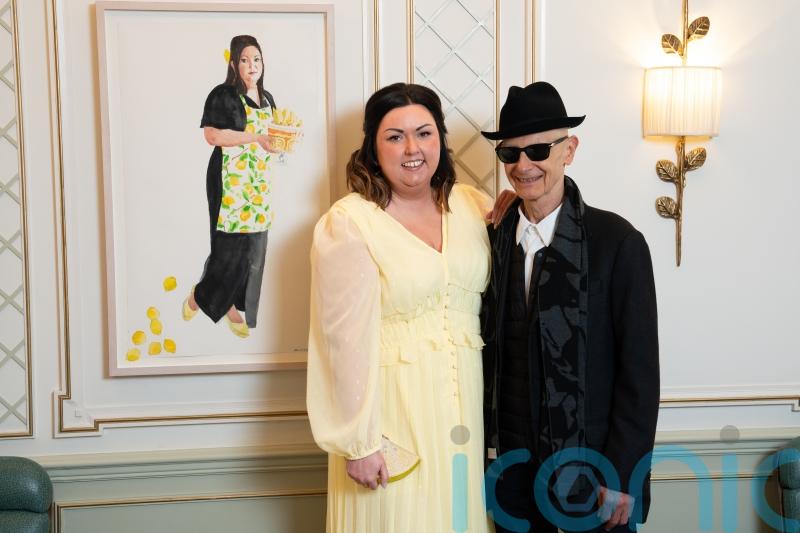 David Remfry portrait of Platinum Pudding creator Jemma Melvin unveiled