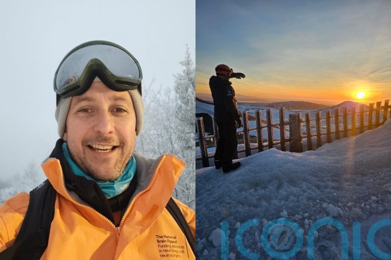 Father-of-two hopes to beat World Record by skiing in 30 countries in 28 days