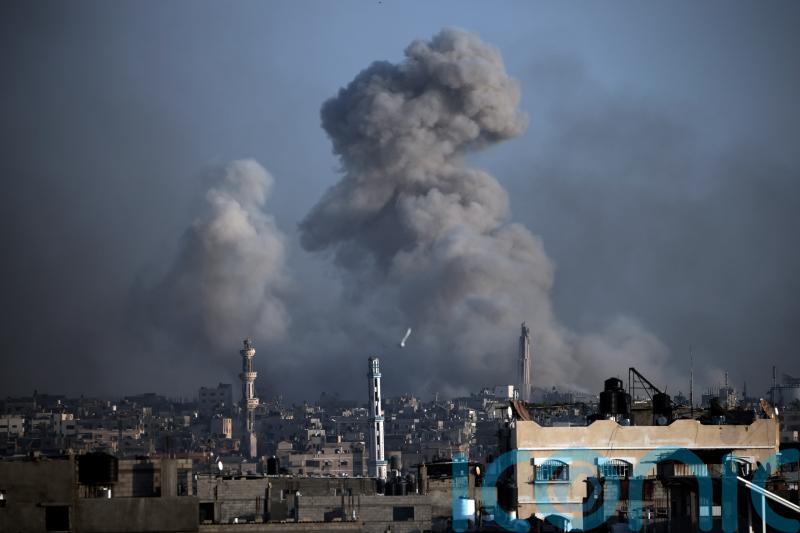 Eight children among 16 dead as Israel launches airstrikes against Gaza town